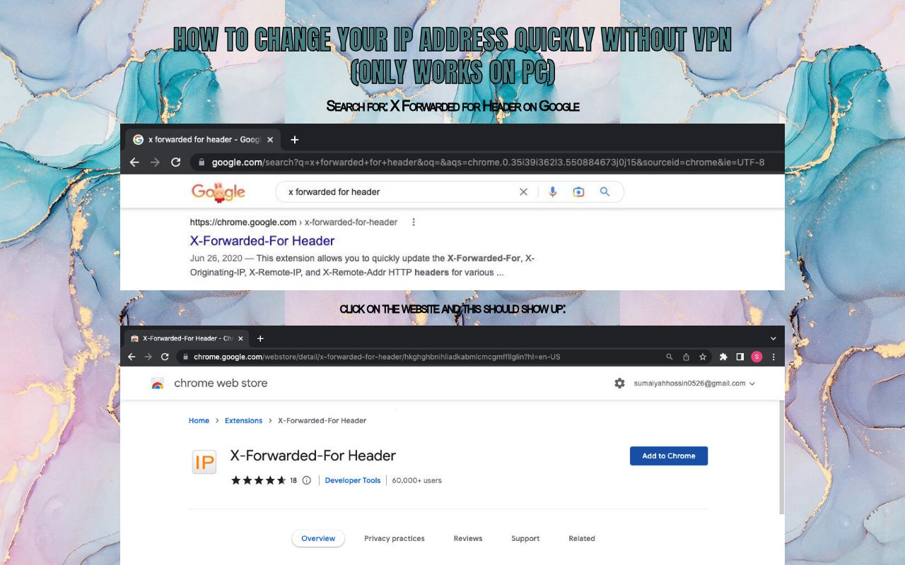 i changed my ip address accidentally